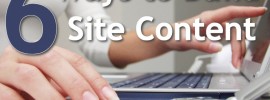 6 Ways to Create Site Content
