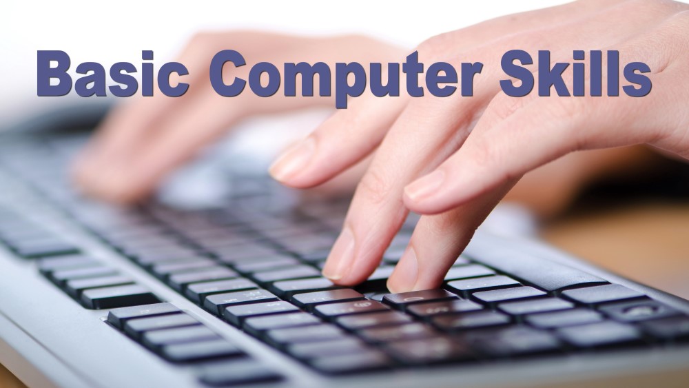 What Are Basic Computer Skills For Adults