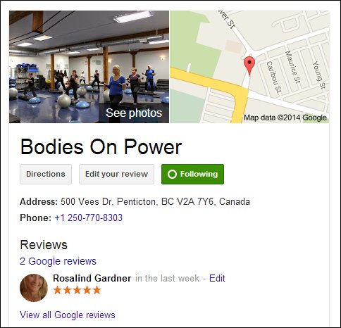 Google Business Listing