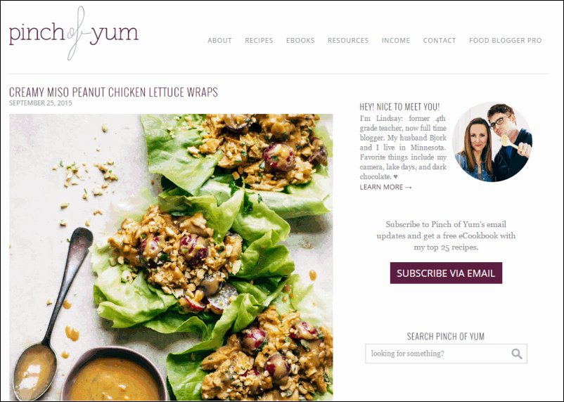 Pinch of Yum Food Blog